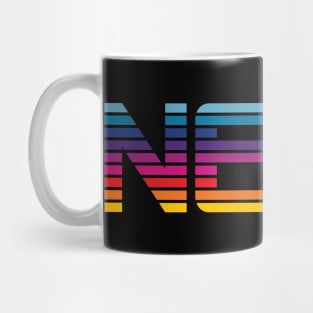 Colorful bold nerd statement Mug